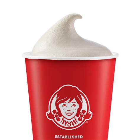 wendy's large vanilla frosty.